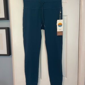 Vuori Blue Leggings Stretchy Athletic Bottoms